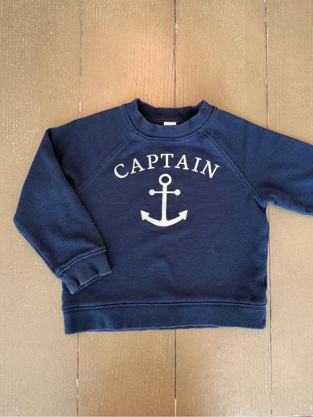 Janie and Jack Boys’ Nautical “Boat Captain” Navy Pullover Sweater • Size 3